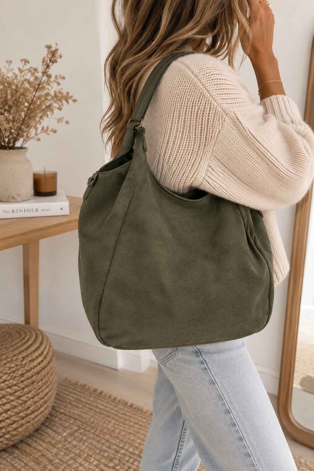 Sac velours "Ballon" Y2K