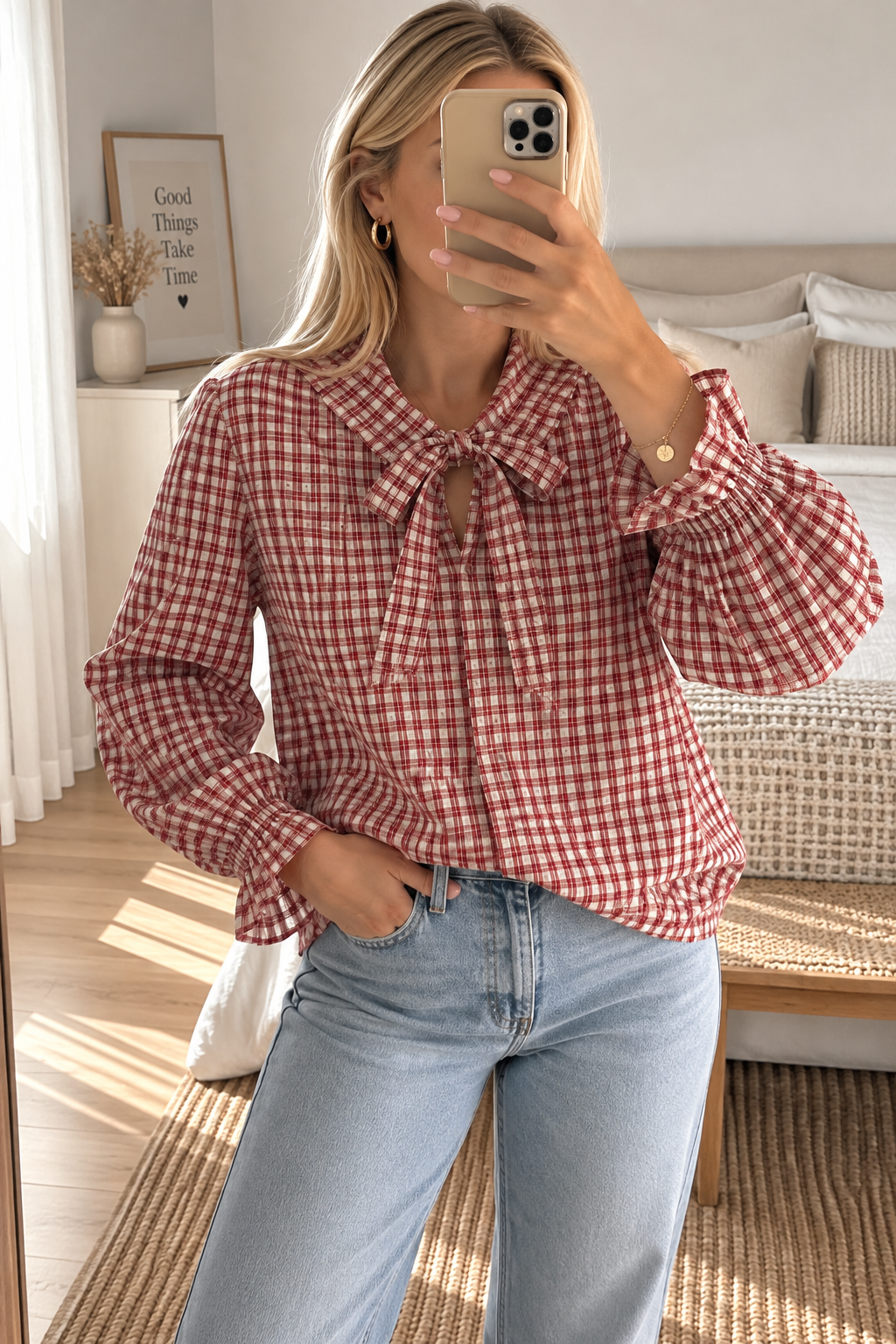 La Blouse Rouge à Carreaux – In April 1986 ❤️