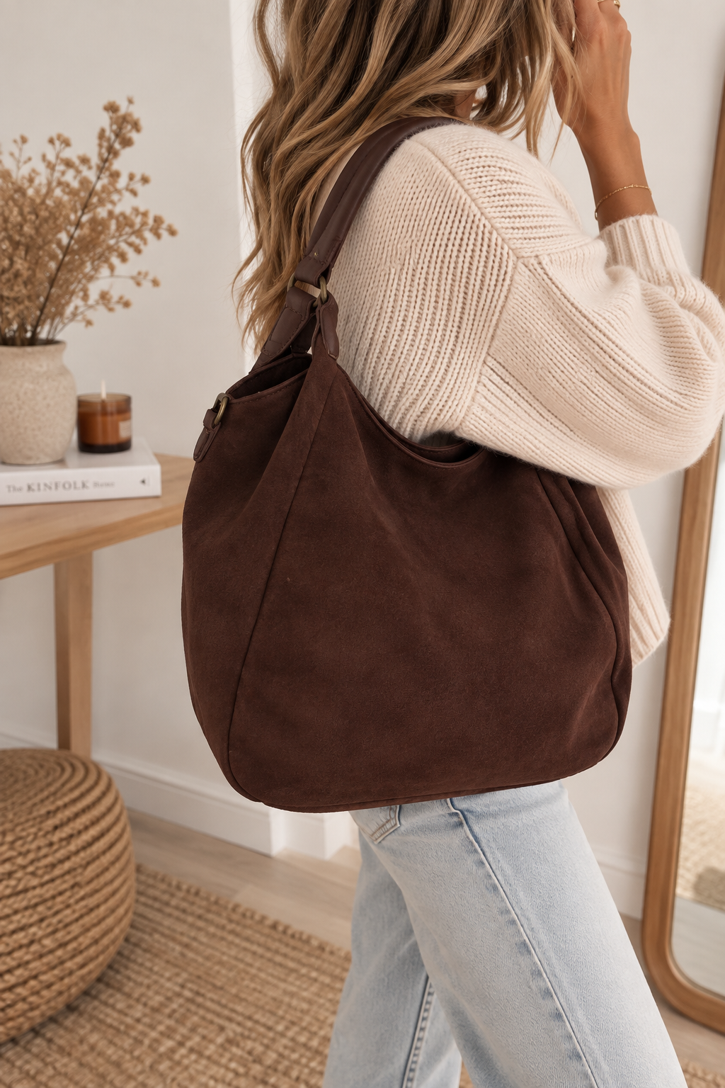 Sac velours "Ballon" Y2K