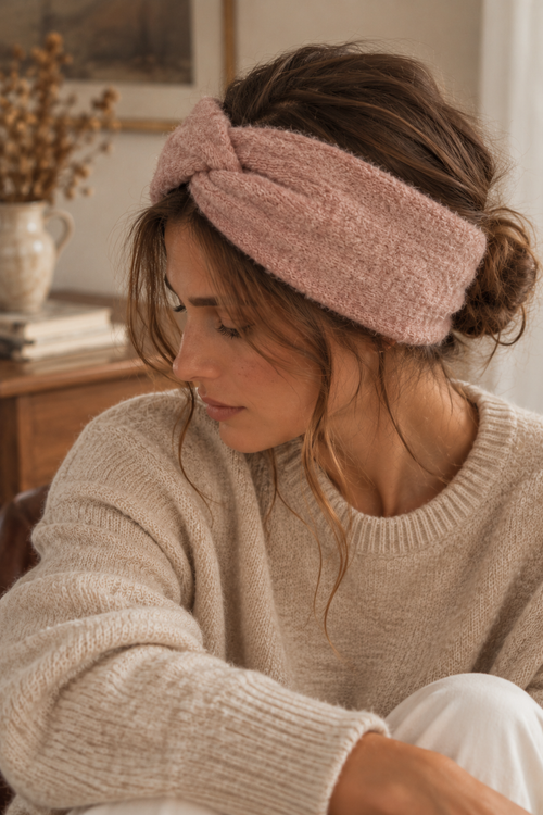 Bandeau d’hiver – Uni et doux