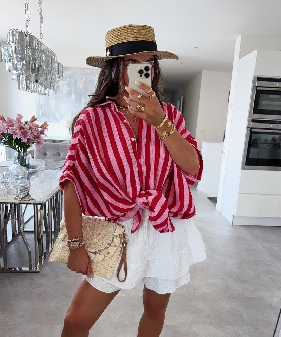 Chemise en gaze de coton