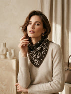 Echarpe triangle motif bandana - L'atelier d'Alice