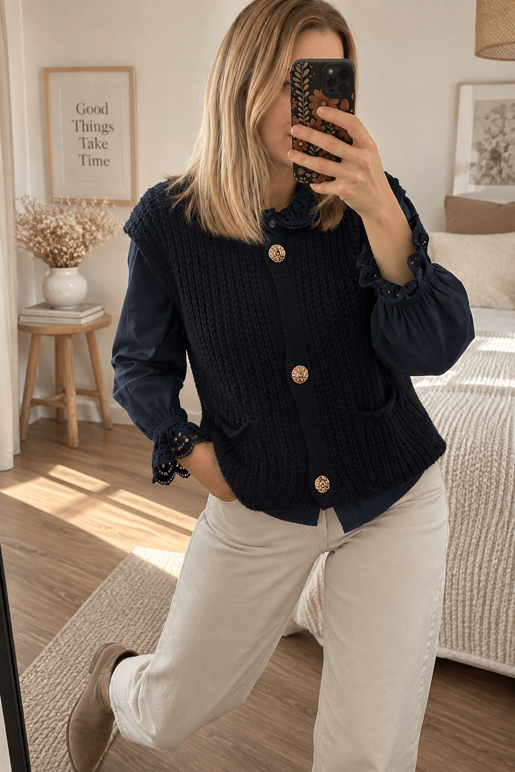 Gilet Flora - L'atelier d'Alice