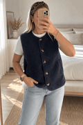 Gilet teddy sans manche - L'atelier d'Alice