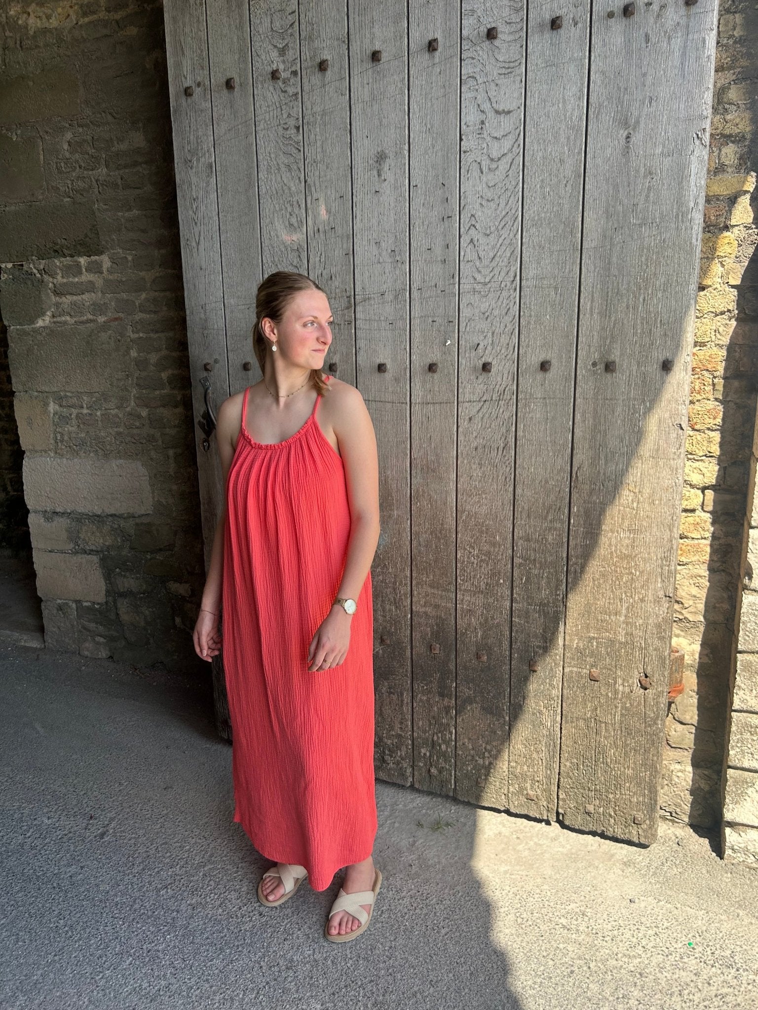 La robe longue Héloïse - Gaze de coton - L'atelier d'Alice