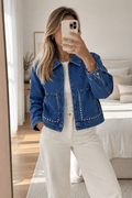 La veste Alma - veste jean - L'atelier d'Alice
