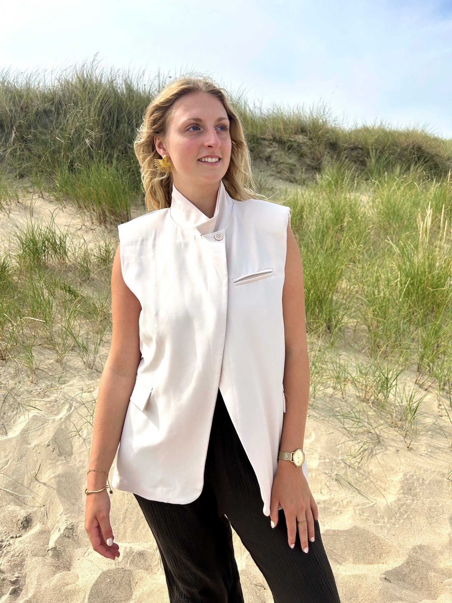 Le blazer Soho - sans manche - L'atelier d'Alice