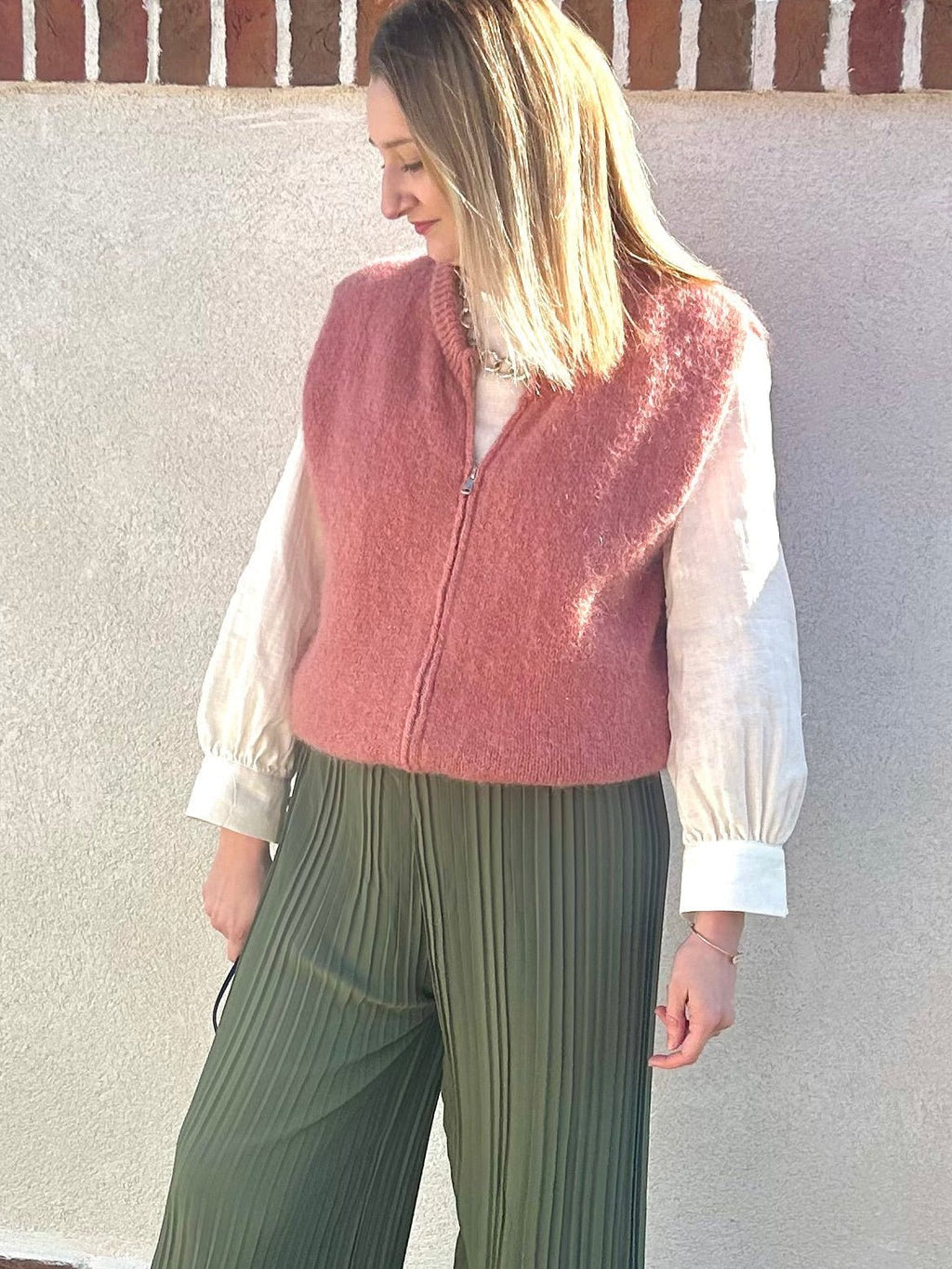 Le gilet Lou - L'atelier d'Alice