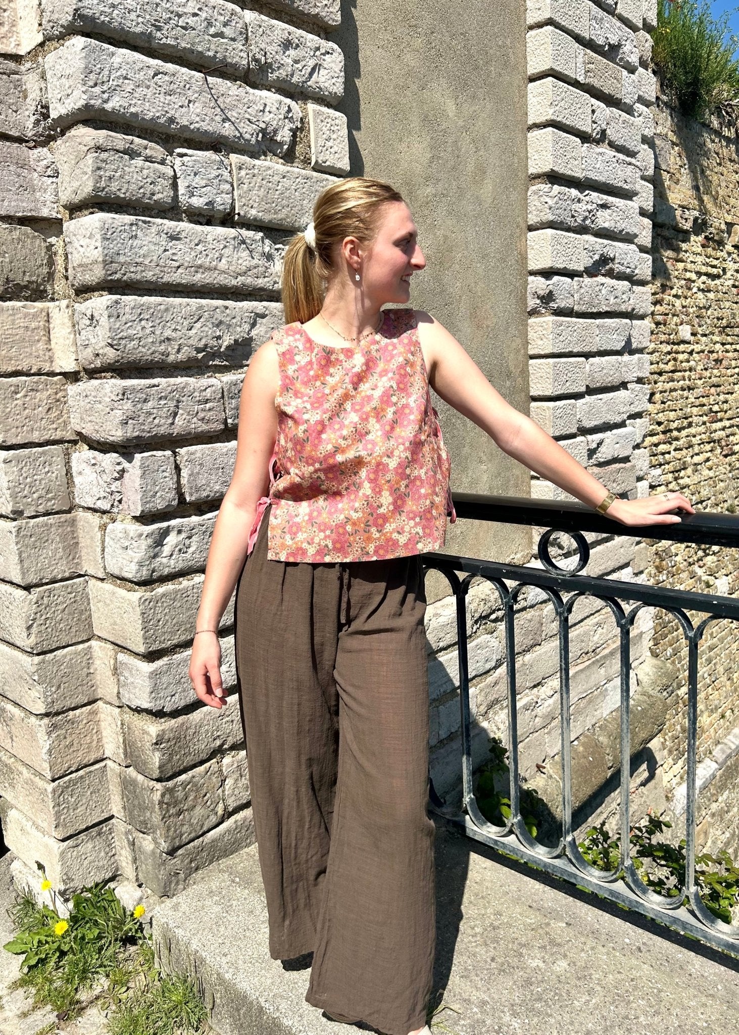 Pantalon Séréna - Lin & coton - L'atelier d'Alice