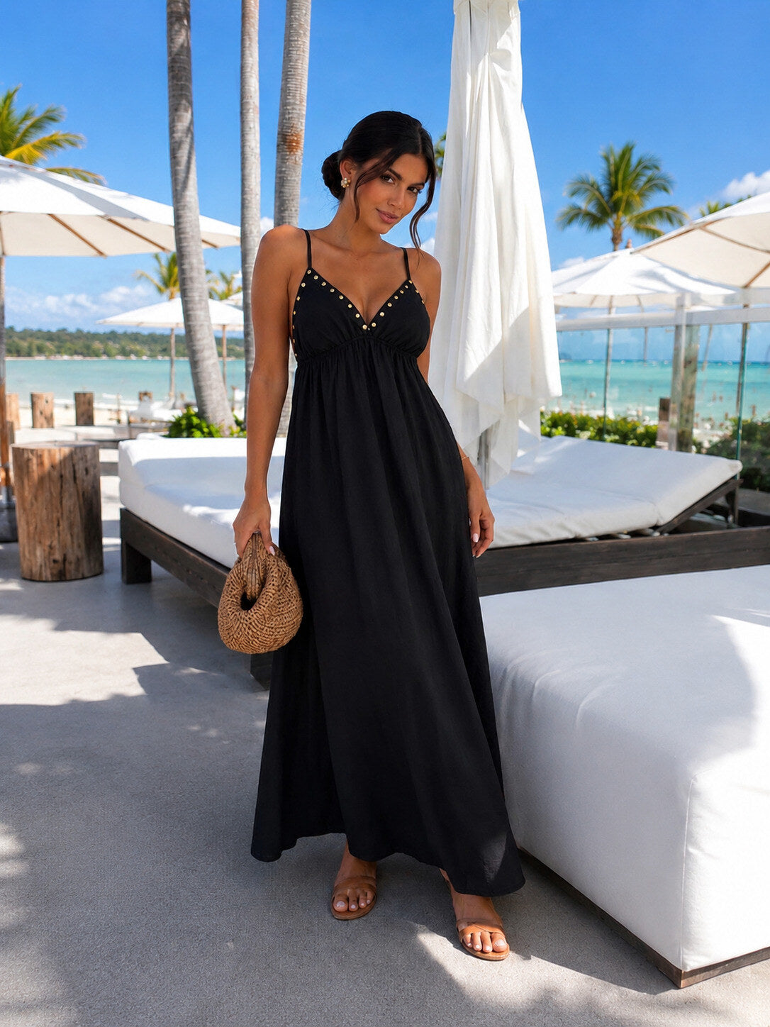 Longue robe fluide