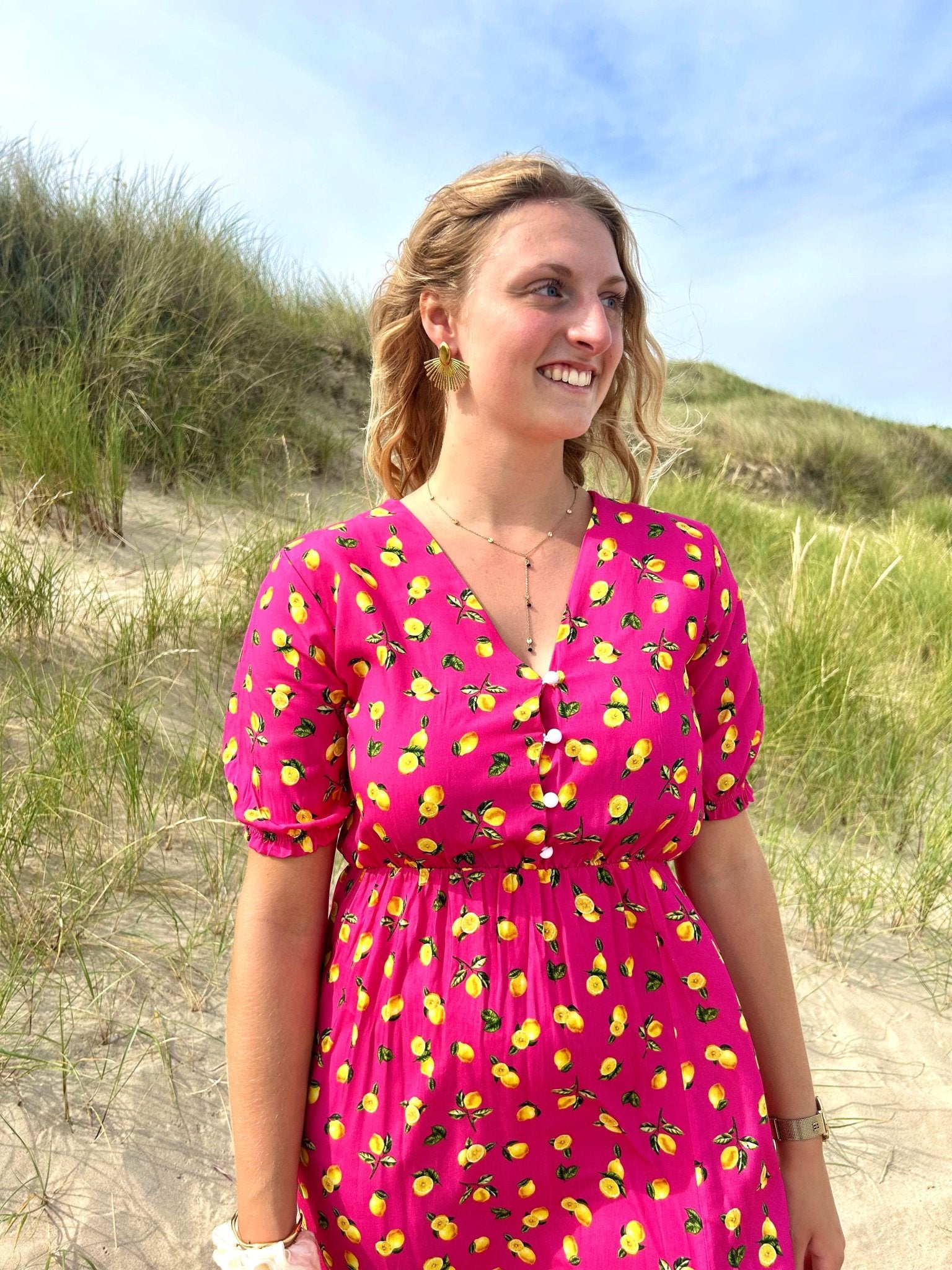 Robe Ester - Fluide & fleuries - L'atelier d'Alice