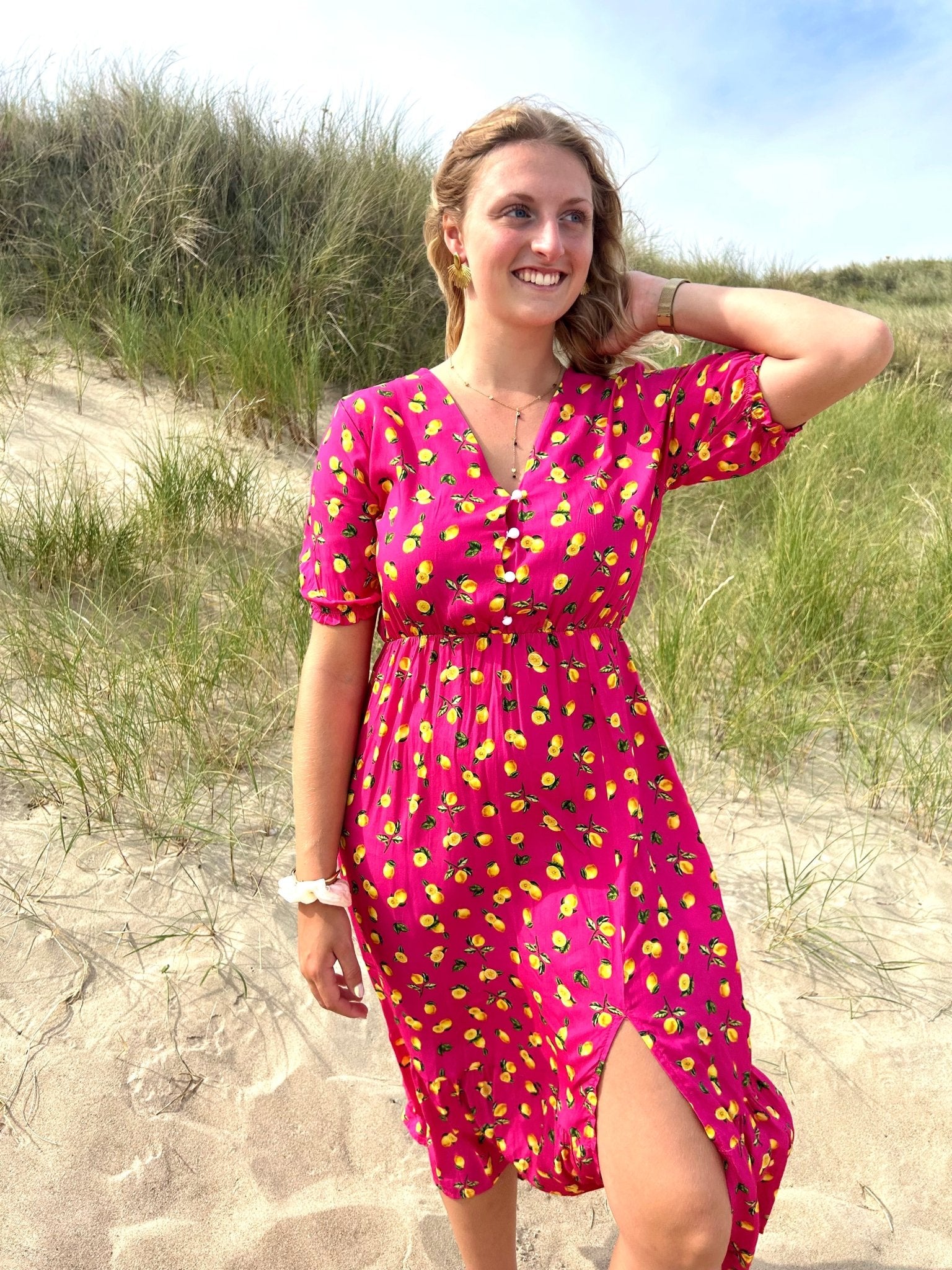 Robe Ester - Fluide & fleuries - L'atelier d'Alice