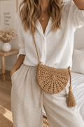 Sac bandoulière demi lune - L'atelier d'Alice