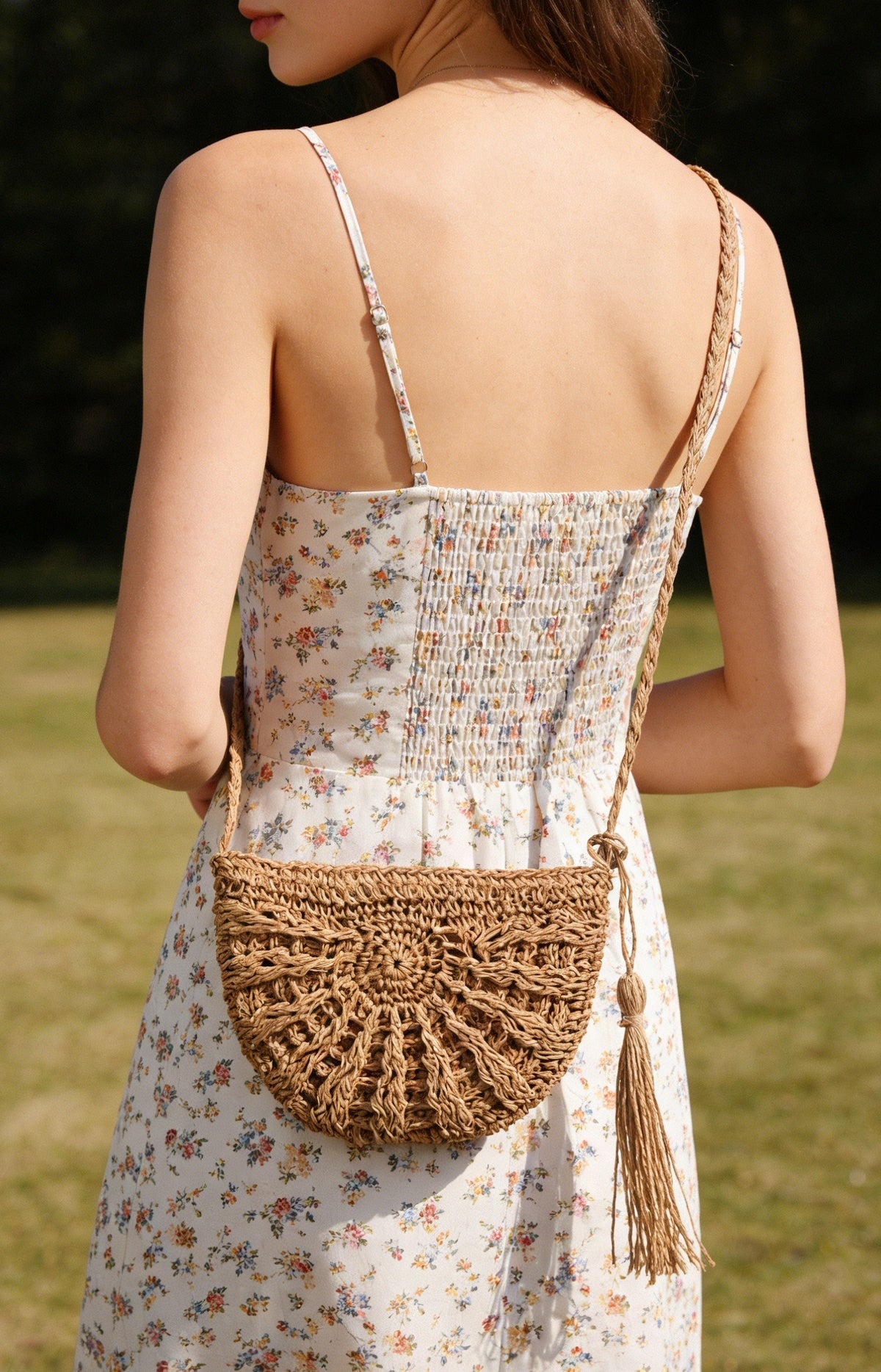 Sac bandoulière demi lune - L'atelier d'Alice