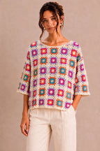 Top en crochet