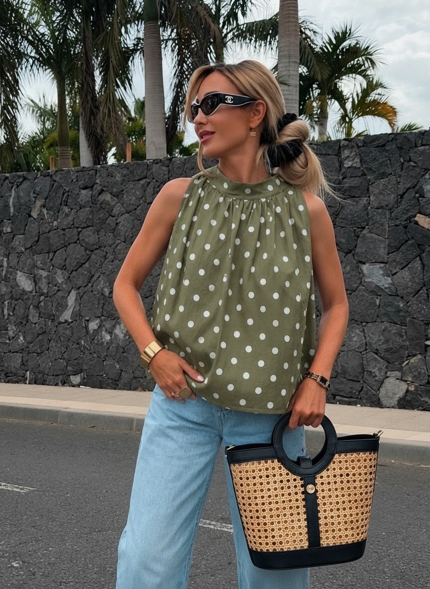 Top à pois