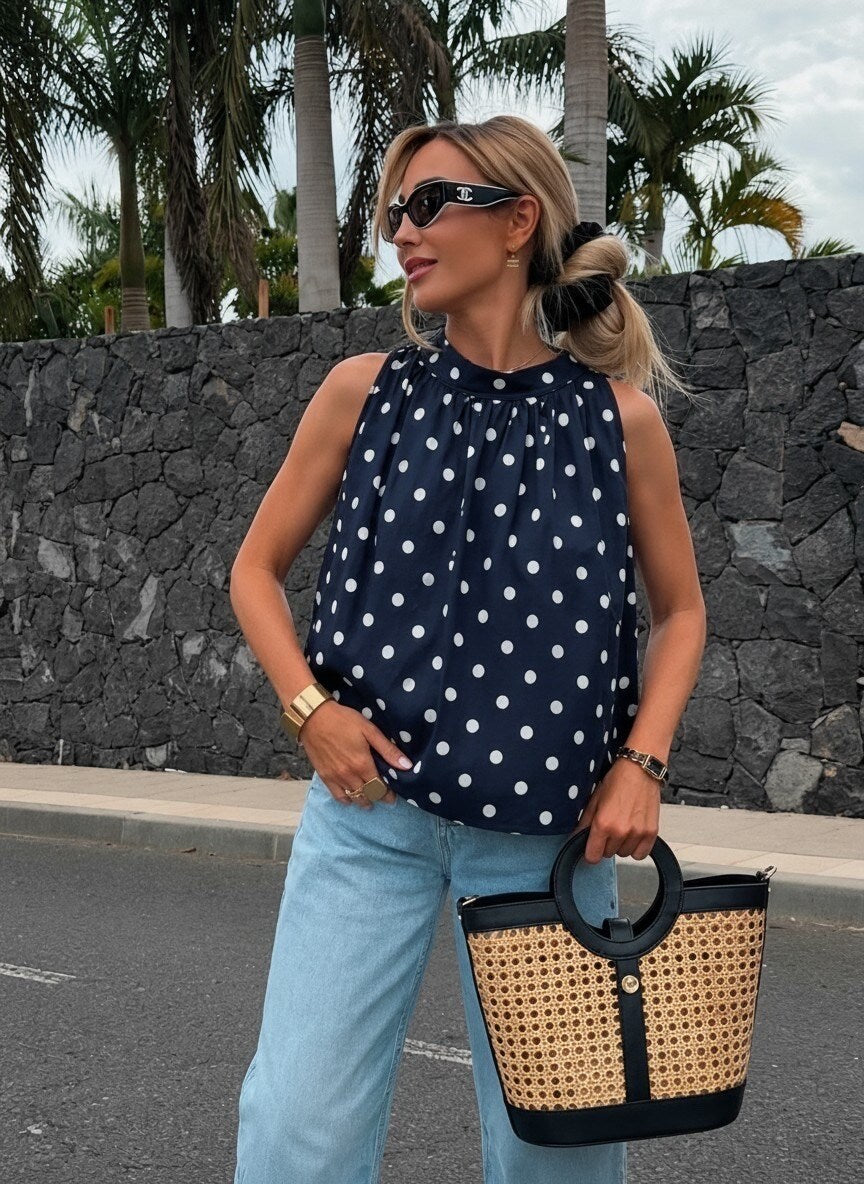 Top à pois
