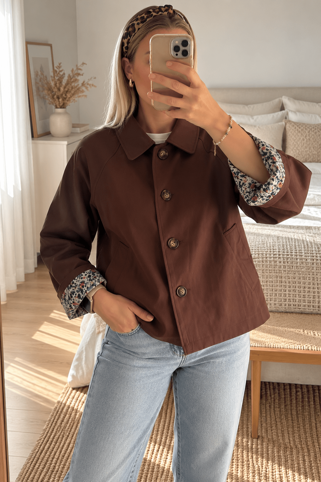 Veste mi saison Liberty - L'atelier d'Alice